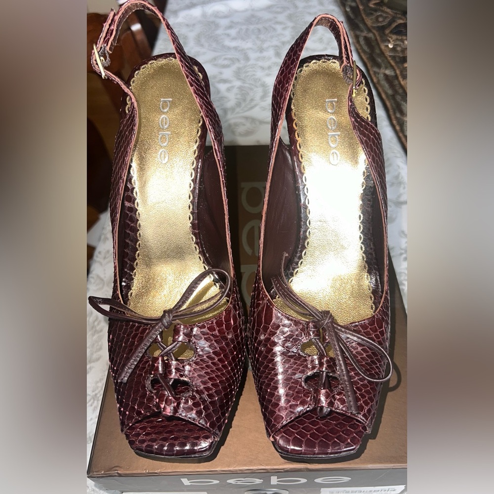 bebe Shoes NIB, St. Tropez Sling, Size 8